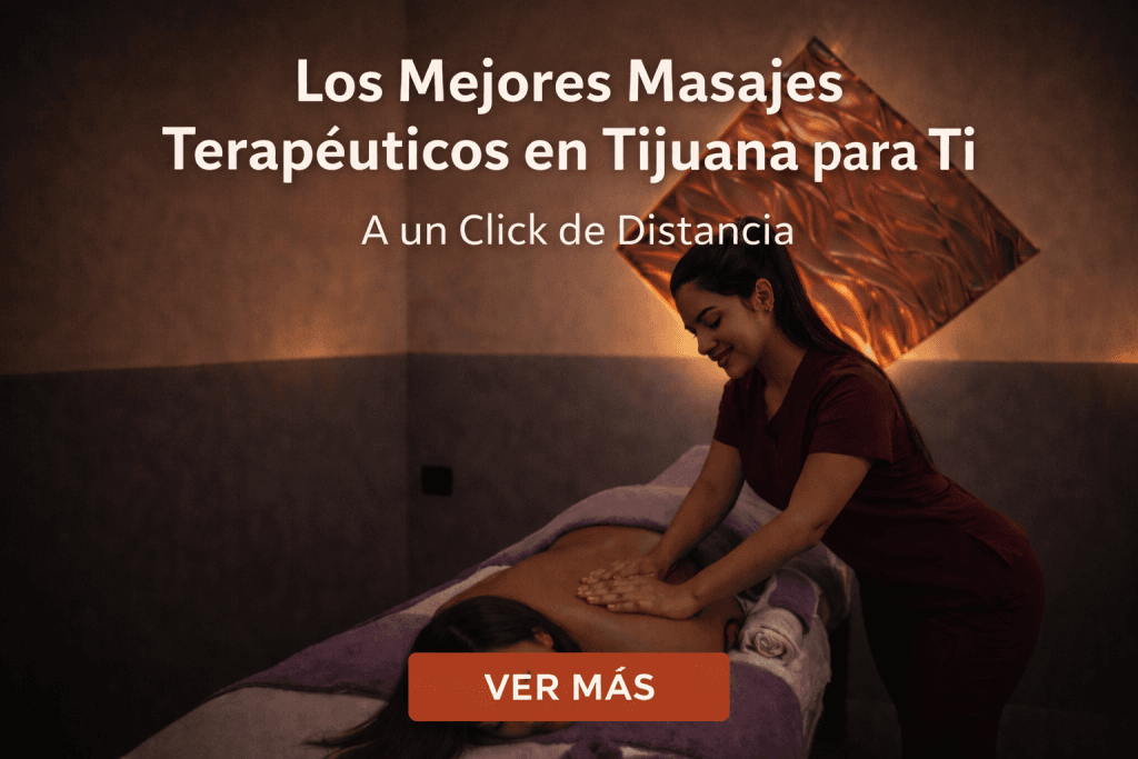 Terapeuta profesional realizando masaje terapéutico en cabina privada de spa en Tijuana con iluminación cálida y ambiente relajante.