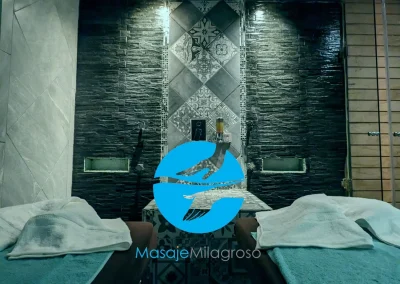 Instalaciones de cabina de masaje y sauna privado en Masaje Milagroso Spa Tijuana