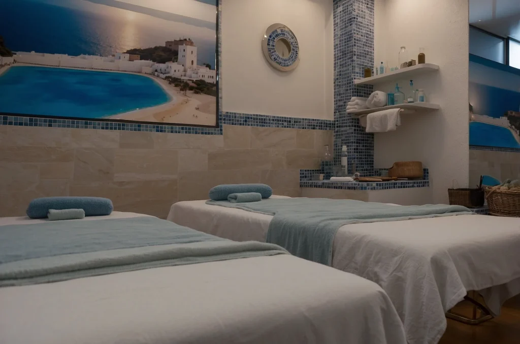 Cliente disfrutando de una sesión relajante de spa y masaje profesional en cabina de Masaje Milagroso Spa Tijuana